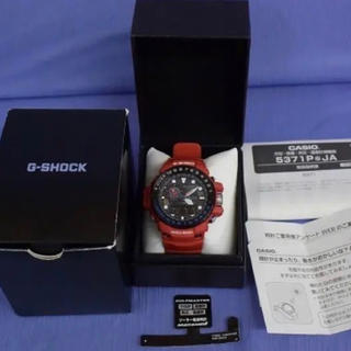 ジーショック(G-SHOCK)のカシオ　G-SHOCK  gwn-1000 レッド　美品(腕時計(アナログ))