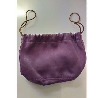 トゥデイフル(TODAYFUL)のtodayful satin mini purse パープル(ショルダーバッグ)