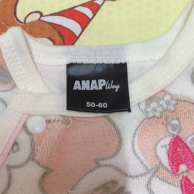 ANAP(アナップ)のロンパース キッズ/ベビー/マタニティのベビー服(~85cm)(ロンパース)の商品写真