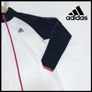 アディダス(adidas)の【美品】アディダス　adidas ジャージ　ジャケット　ジップアップ　レディース(トレーナー/スウェット)