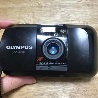 OLYMPUS - オリンパス ミュー コンパクトカメラ ストラップ付の通販 by