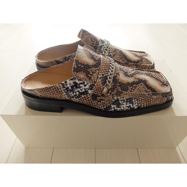 martine rose パイソンローファー martine rose パイソンローファー