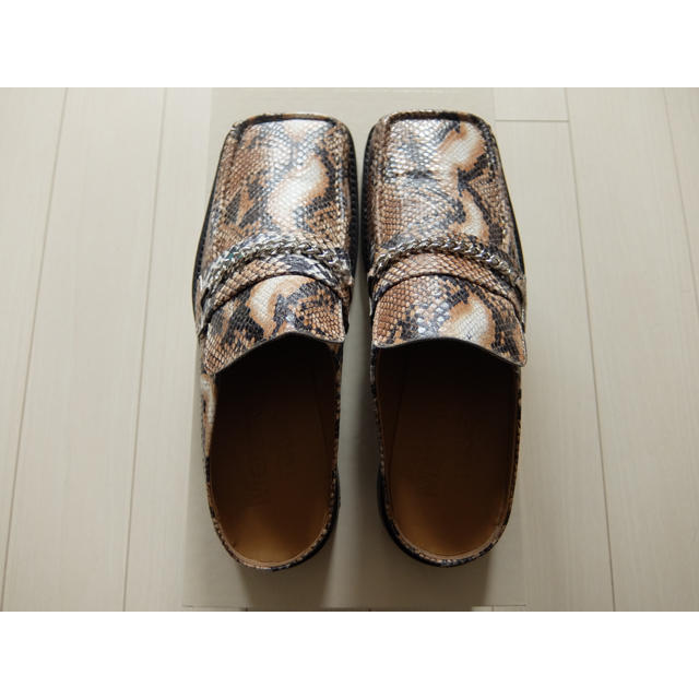 martine rose パイソンローファー martine rose パイソンローファー