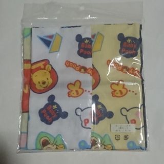 ディズニー(Disney)のBABY POOH  ガーゼハンカチ(３枚セット)(その他)