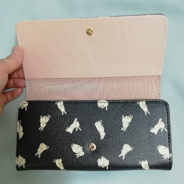 新品タグ付】フランシュリッペ、シルエットうさぎの長財布 - 財布