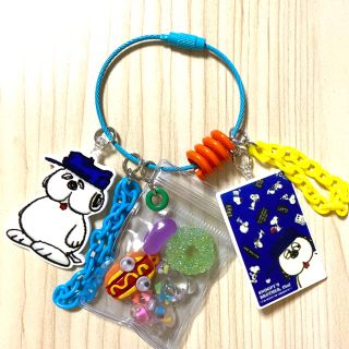 スヌーピー(SNOOPY)のハンドメイド　キーホルダー　スヌーピー   オラフ　オリジナル(チャーム)