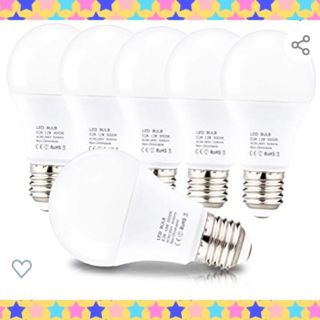 LED電球E26口100w相当 6個入り(蛍光灯/電球)