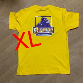 エクストララージ(XLARGE)の【XL】NEWERA×NBA×XLARGE S/S TEE LAKERS(Tシャツ/カットソー(半袖/袖なし))