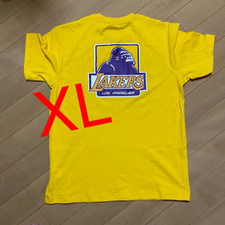 エクストララージ(XLARGE)の【XL】NEWERA×NBA×XLARGE S/S TEE LAKERS(Tシャツ/カットソー(半袖/袖なし))