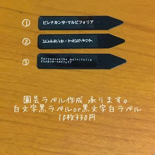 【波乗り兵さま専用】園芸ラベル 作成(その他)