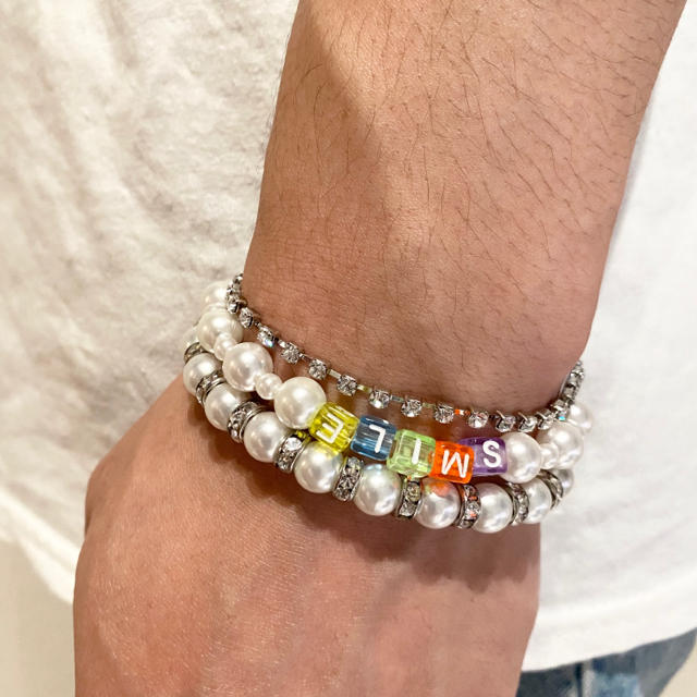 pearl beads bracelet パールビーズブレスレット