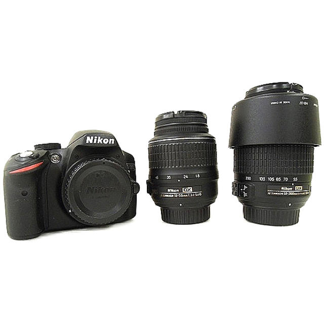 Nikon D3200 ダブルズームキット BLACK-