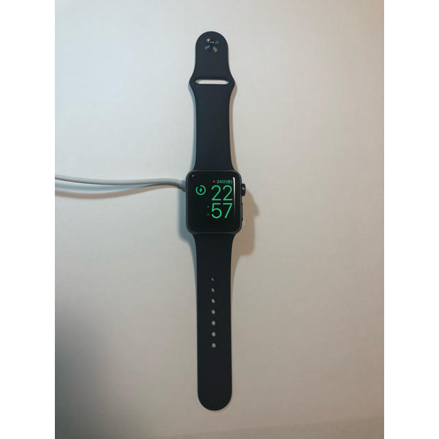 Apple Watch(アップルウォッチ)のapple watch 3 38mm スペースグレイ アルニウム メンズの時計(腕時計(デジタル))の商品写真
