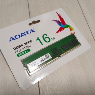 パソコン用メモリー DIMM DDR4 8GB×２(PCパーツ)