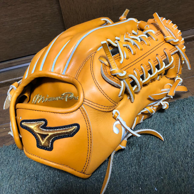 ミズノプロ 軟式グローブ 内野手用 オーダー 枚数限定 スポーツ