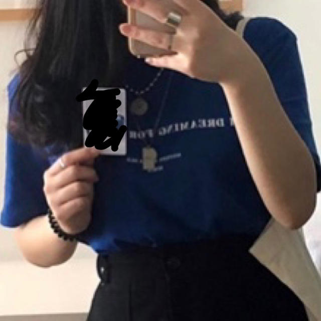 GOGOSING(ゴゴシング)の韓国　tシャツ レディースのトップス(Tシャツ(半袖/袖なし))の商品写真