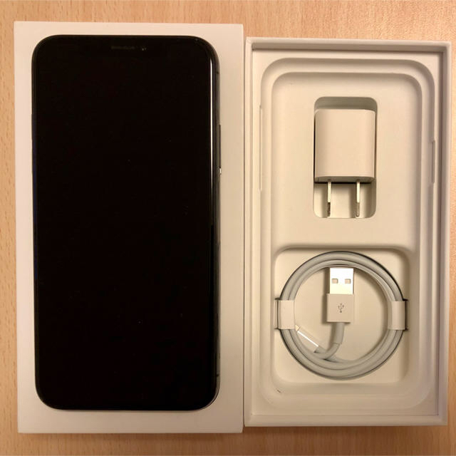 【美品】 iPhone X Space Gray 64 GB SIMフリー　本体