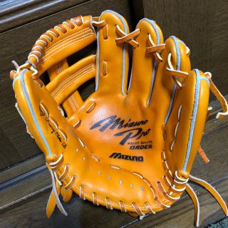 MIZUNO - ミズノプロ 軟式グローブ 内野手用 オーダーの通販 by