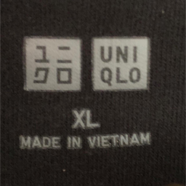 UNIQLO(ユニクロ)のユニクロ メンズ ロンT ブラック XL メンズのトップス(Tシャツ/カットソー(七分/長袖))の商品写真