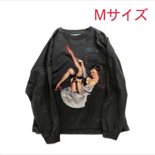 DAIRIKU Pinup Girl Long Sleeve TeeTシャツ/カットソー(七分/長袖)