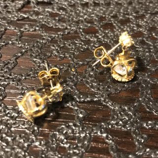 ピアス　王冠　クロス(ピアス)