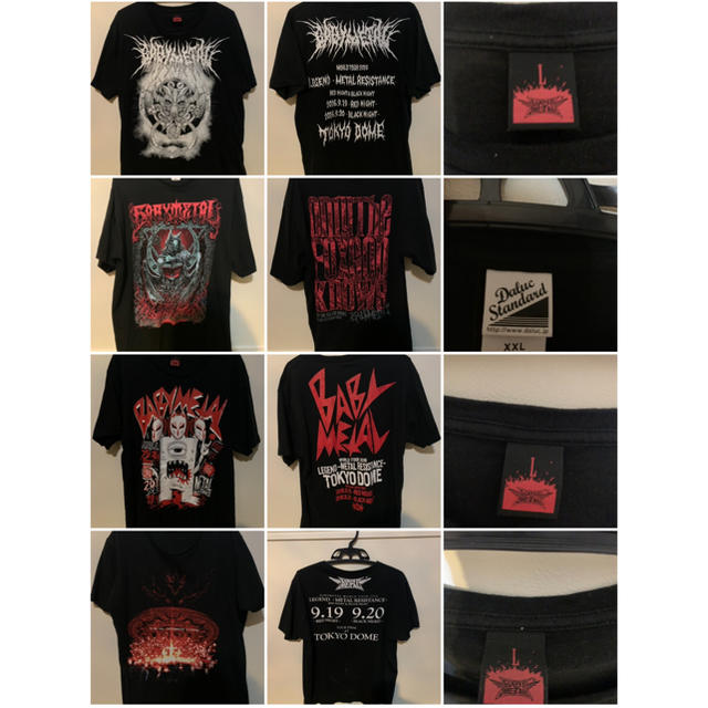 BABYMETAL(ベビーメタル)の7月最終価格 BABYMETAL Tシャツ 4枚セット メンズのトップス(Tシャツ/カットソー(半袖/袖なし))の商品写真