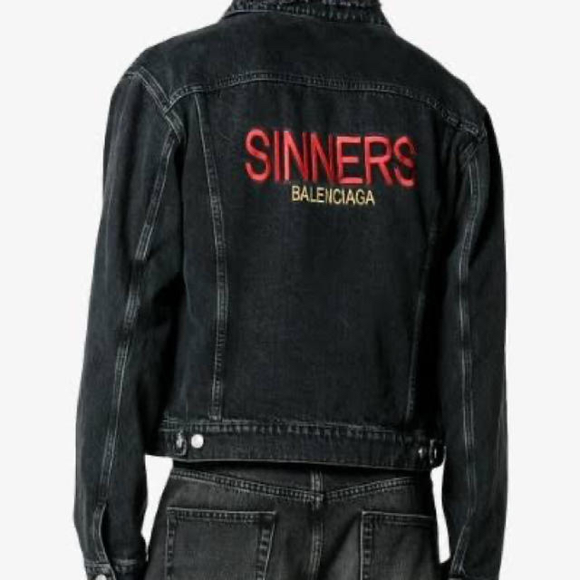 新品 - Balenciaga (ケース付き！)Balenciaga jacket denim sinners Gジャン+デニムジャケット