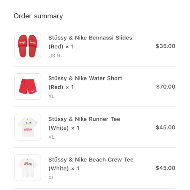 NIKE(ナイキ)のStüssy & Nike Water Short (Red) メンズのパンツ(ショートパンツ)の商品写真