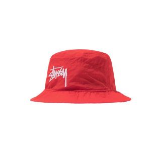 ナイキ(NIKE)のStüssy & Nike Bucket Hat (Red)(ハット)