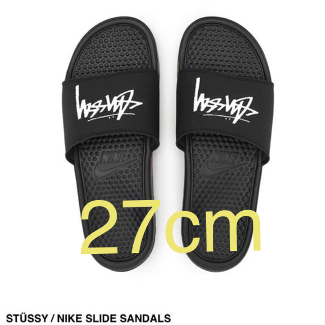 STUSSY(ステューシー)のSTUSSY NIKE SLIDE SANDALS ナイキ 27cm ベナッシ メンズの靴/シューズ(サンダル)の商品写真