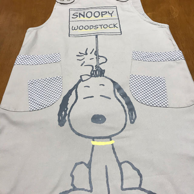 Snoopy スヌーピー エプロン グレー の通販 By Coo S Shop スヌーピーならラクマ