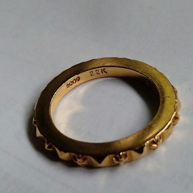 Chrome Hearts(クロムハーツ)の確実正規品　CHROME HEARTS　TFP RING 22K メンズのアクセサリー(リング(指輪))の商品写真