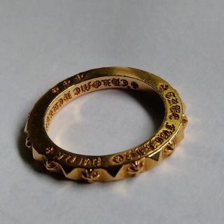 クロムハーツ(Chrome Hearts)の確実正規品　CHROME HEARTS　TFP RING 22K(リング(指輪))