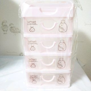 サンエックス(サンエックス)の【ミニオン＆スヌーピー様専用】【コメント歓迎】5段プラケース すみっコぐらし(キャラクターグッズ)