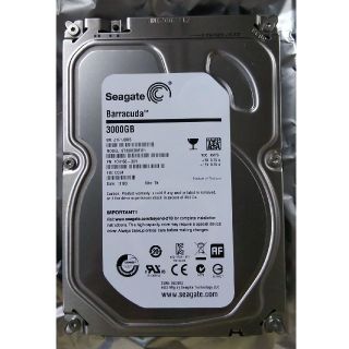 Seagate Barracuda HDD 3TB ST3000DM001(PCパーツ)