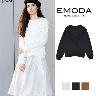 エモダ(EMODA)のEMODA フリンジトレーナー(トレーナー/スウェット)