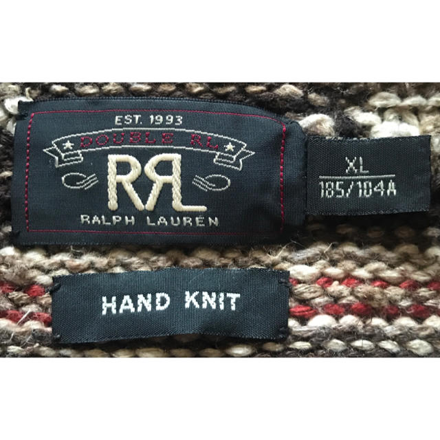 RRL(ダブルアールエル)の圧巻のネイティブ柄 定価16万円 RRL ショールカラー ニット カーディガン メンズのトップス(カーディガン)の商品写真