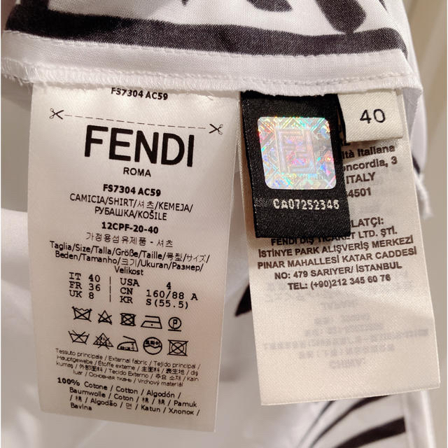 FENDI コットン シャツ 40の通販 by ジミー's shop｜フェンディならラクマ - FENDI ジョシュア ヴィーダス 特価通販