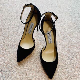 ジミーチュウ(JIMMY CHOO)の【新品、未使用品】ジミーチュウ　パンプス　ブラック　黒(ハイヒール/パンプス)