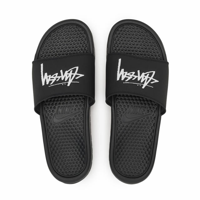 ✨早い者勝ち✨STUSSY NIKE SLIDE サンダル べナッシ 28 黒✨