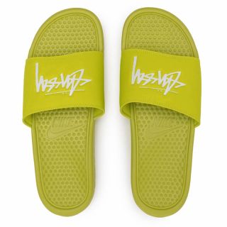 ステューシー(STUSSY)の✨早い者勝ち✨STUSSY NIKE SLIDE サンダル べナッシ 27 黄✨(サンダル)