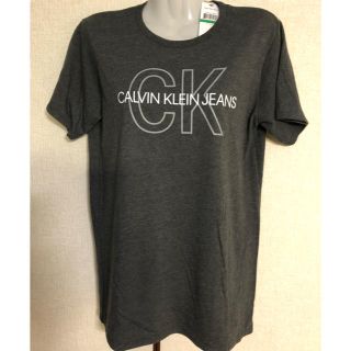 カルバンクライン(Calvin Klein)のレア！カルバンクライン CKロゴ入り　半袖Tシャツ グレー(Tシャツ(半袖/袖なし))