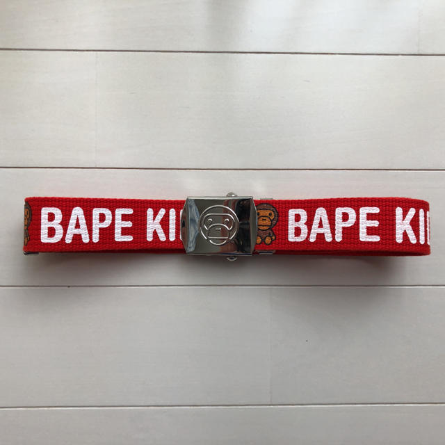 A BATHING APE(アベイシングエイプ)のBAPE KIDS MILO GI BELT キッズ/ベビー/マタニティのこども用ファッション小物(ベルト)の商品写真