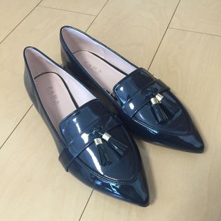 ザラ(ZARA)のzaraフラットシューズ(スリッポン/モカシン)