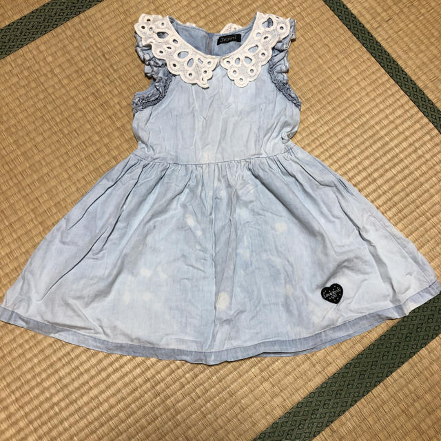 JENNI(ジェニィ)のジェニィ　デニムワンピース　140センチ キッズ/ベビー/マタニティのキッズ服女の子用(90cm~)(ワンピース)の商品写真