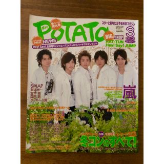 ジャニーズ(Johnny's)のPOTATO 嵐　SMAP NEWS 2008年3月号(音楽/芸能)