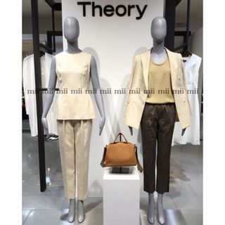 セオリー(theory)の✤2019SS セオリー Theory リネン チューリップ型ブラウス✤(シャツ/ブラウス(半袖/袖なし))