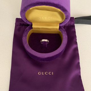 グッチ(Gucci)のGUCCI リング　ホワイトゴールド(リング(指輪))