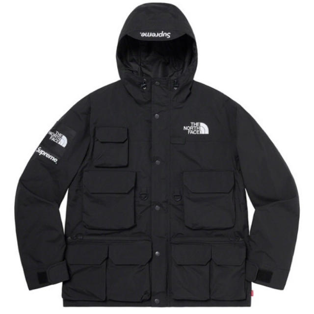 Lsize 黒 Supreme North Face Cargo Jacket