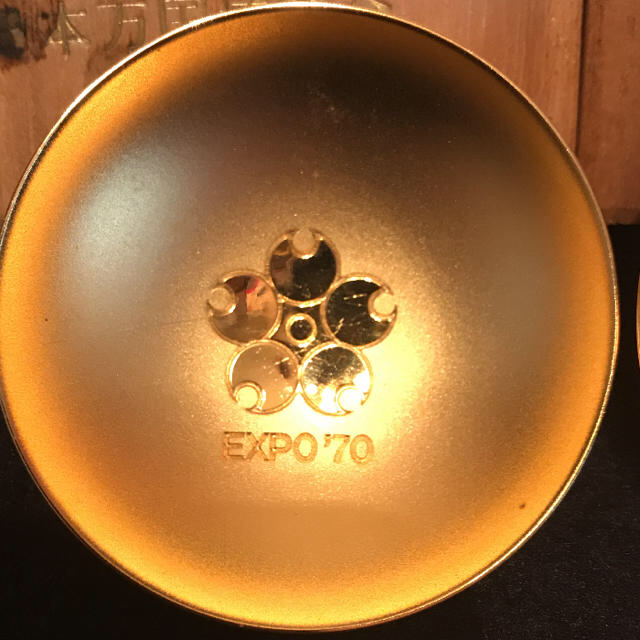 EXPO70 記念金杯24K GP 金張 x 2の通販 by ROSE's shop｜ラクマ
